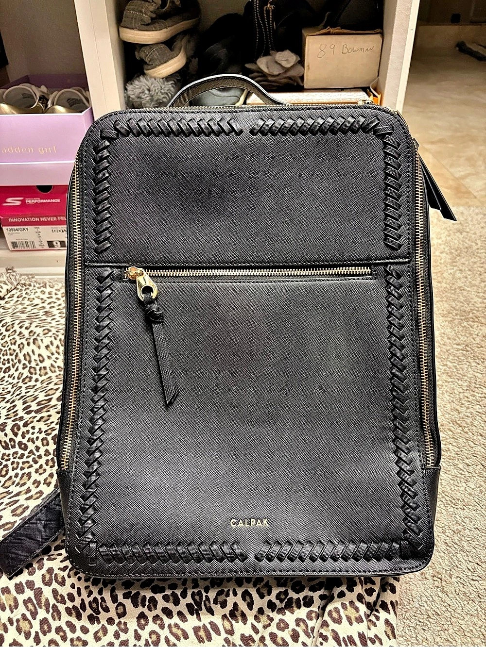 Calpak Kaya Laptop Backpack Black